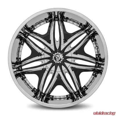 Diablo Morpheus Wheel 24x10 6x135/139.7 40 87 Chrome - MOR-2416D594087